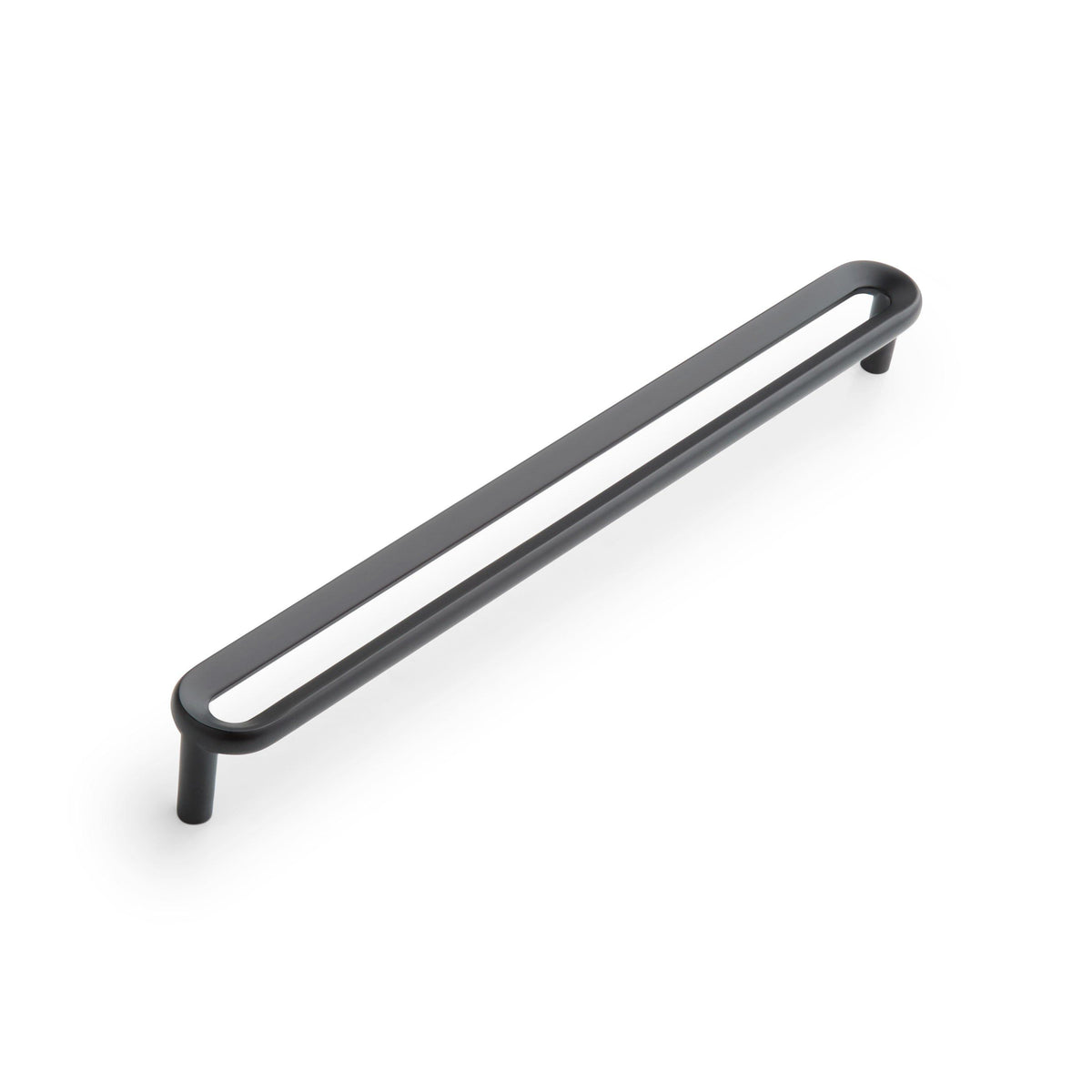 7-9/16" Solid Brass Cabinet Pull - Matte Black