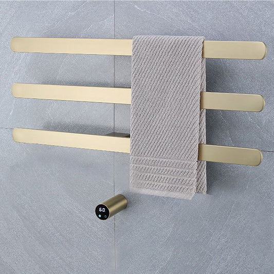 Electric Heated Towel Rack, Wall Mounted Hardwired Towel Warmer with WiFi