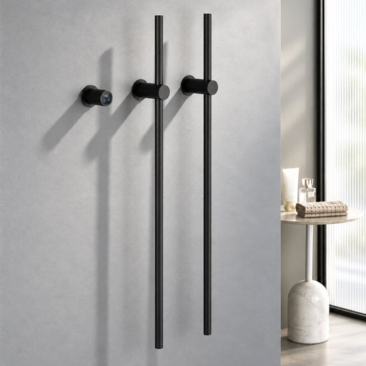 Wall-Mounted Electric Towel Warmer, Hardwired Heated Towel Rack, 110 V