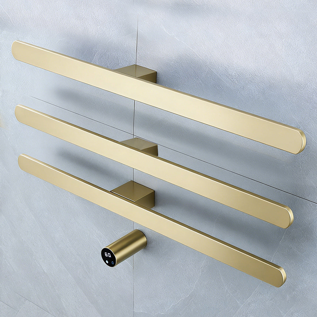 Electric Heated Towel Rack, Wall Mounted Hardwired Towel Warmer with WiFi