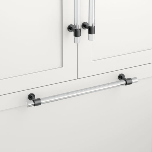 18" Acrylic Appliance Pull - Matte Black