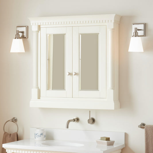 34" Medicine Cabinet - Antique White