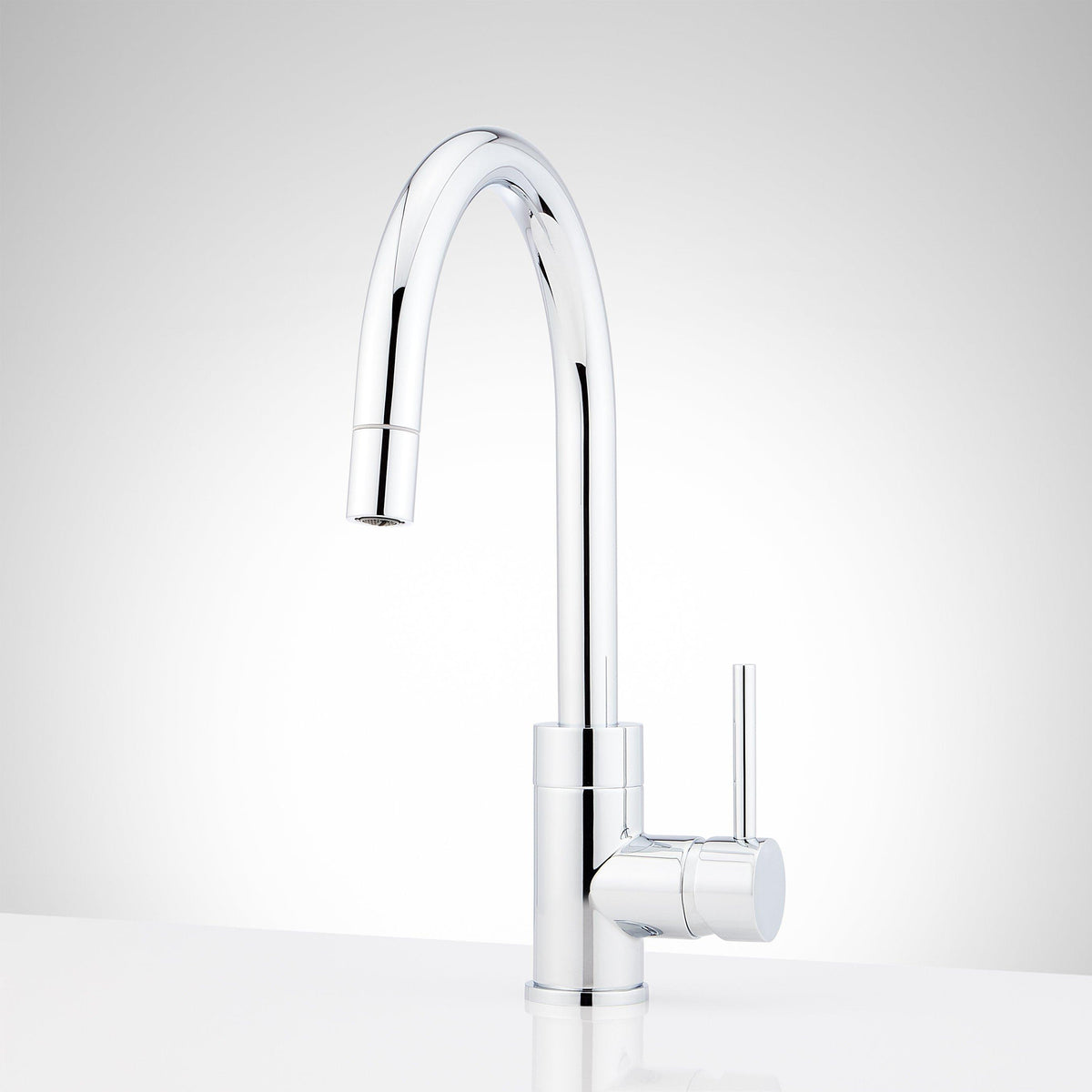 Single-Hole Pull Down Bar Faucet - Chrome