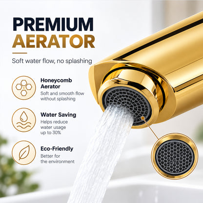 Touchless Bathroom Faucet for Vessel Sink with Hot and Cold Mixing Valve