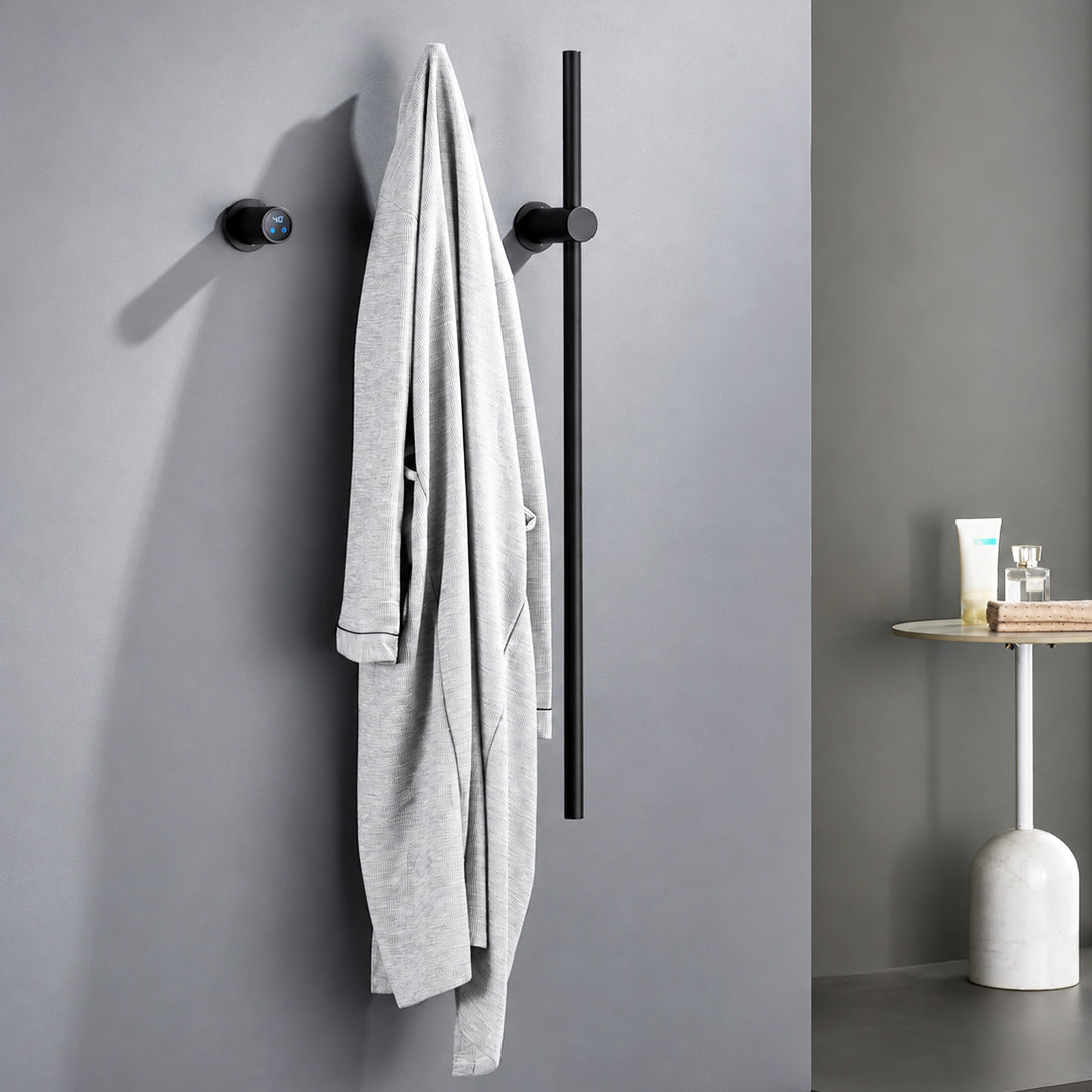 Wall-Mounted Electric Towel Warmer, Hardwired Heated Towel Rack, 110 V