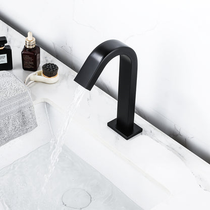 Touchless Bathroom Sink Faucet, Automatic Sensor Faucet with Hot and Cold Water