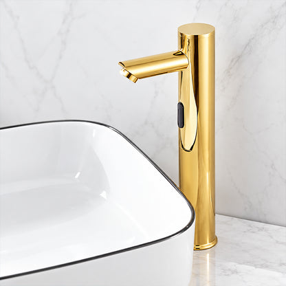 Touchless Bathroom Faucet for Vessel Sink with Hot and Cold Mixing Valve