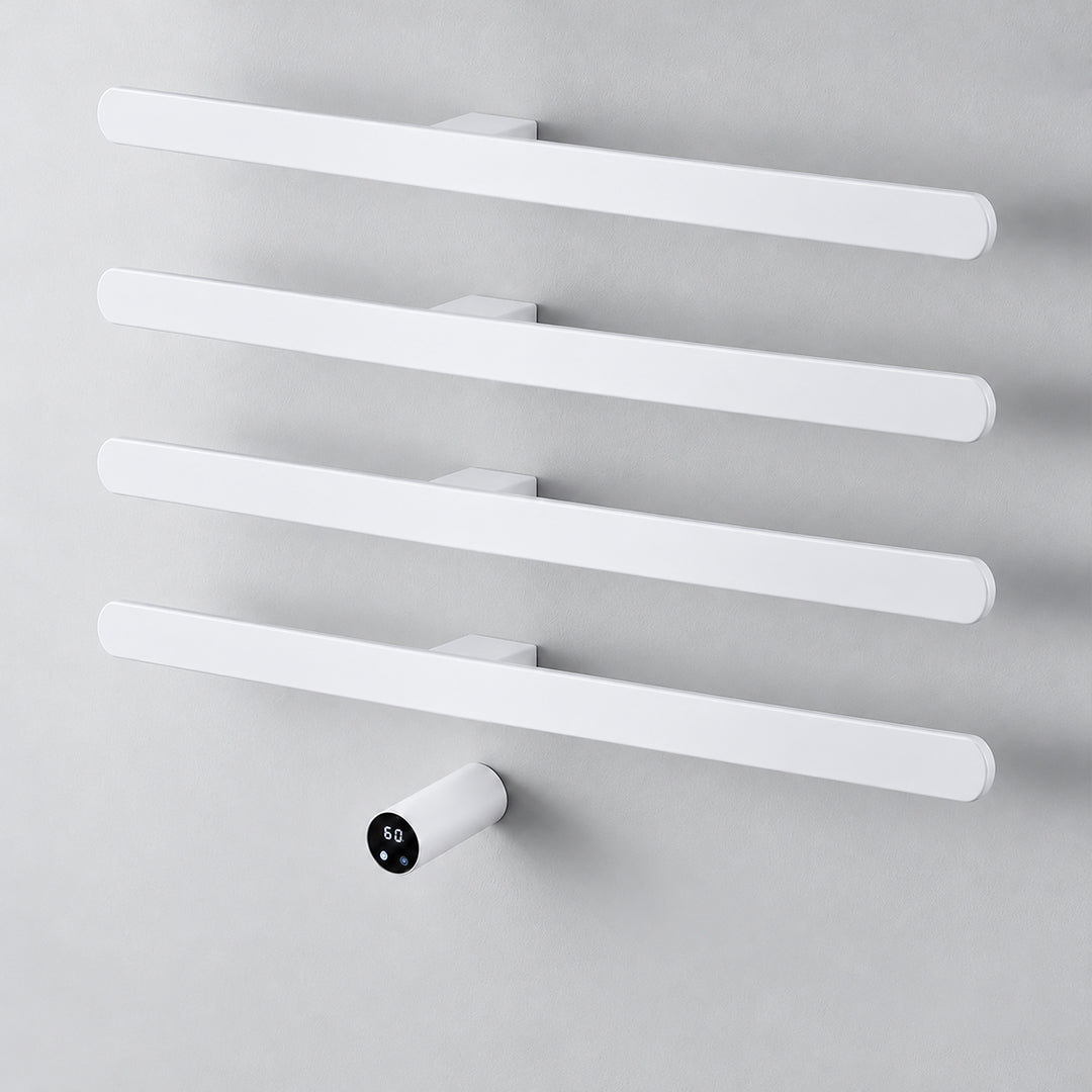 Electric Heated Towel Rack, Wall Mounted Hardwired Towel Warmer with WiFi