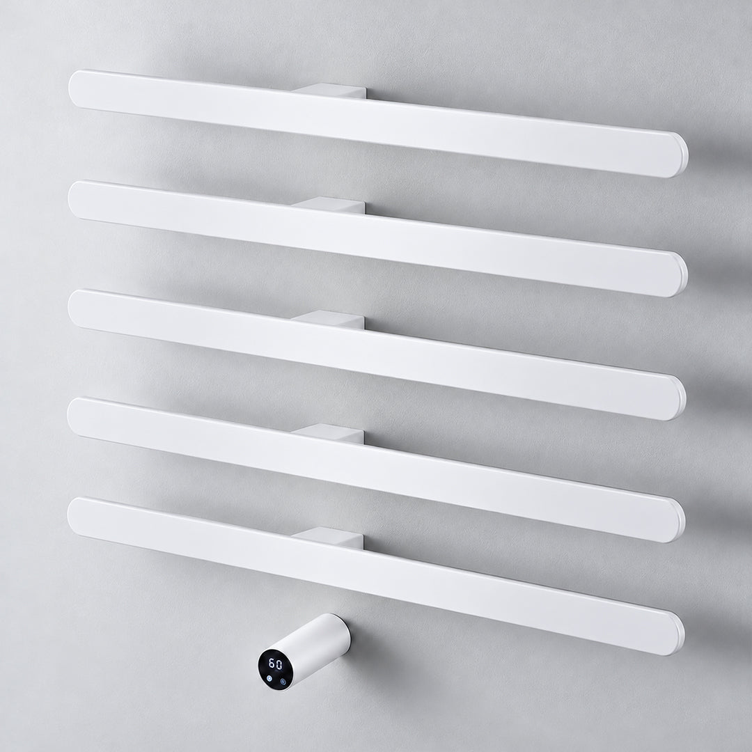 Electric Heated Towel Rack, Wall Mounted Hardwired Towel Warmer with WiFi