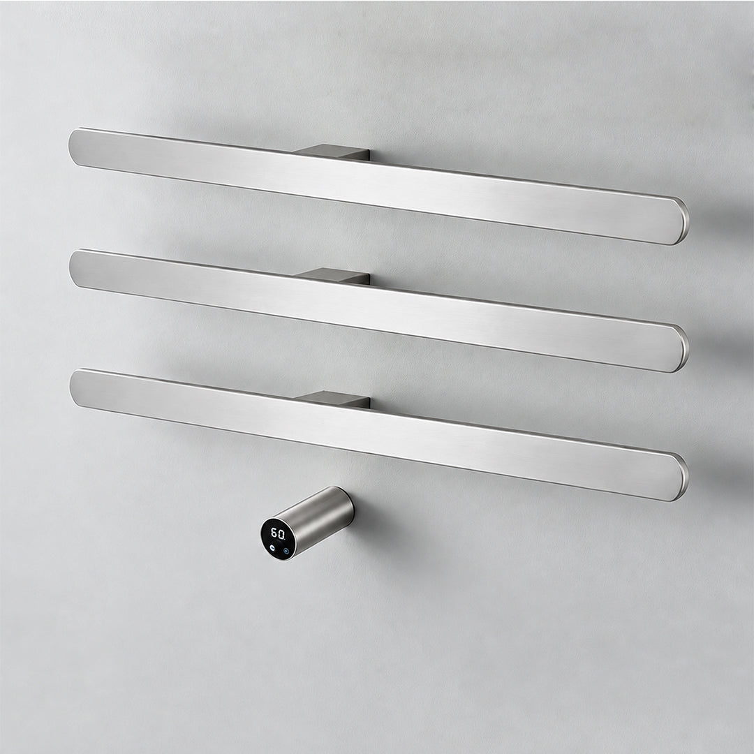 Electric Heated Towel Rack, Wall Mounted Hardwired Towel Warmer with WiFi